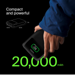 Belkin BOOSTCHARGE PRO 3-PORT 65W LAPTOP POWER BANK 20.000MAh - ΜΑΥΡΟ - BPB020BTBK