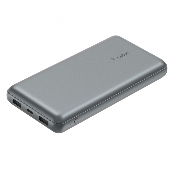 20K POWER BANK, USB-A & C 15W, SPACE GREY