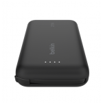 ΦΟΡΗΤΟ ΜΠΑΤΑΡΙΑ BOOSTCHARGE 10K, 20W PD με ενσωματωμένο καλώδιο USB-C, μαύρο