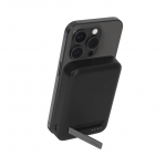 BELKIN 8K Qi2 15W, MAGNETIC WIRELESS POWER BANK + KICK STAND, BLACK - BPD007BTBK