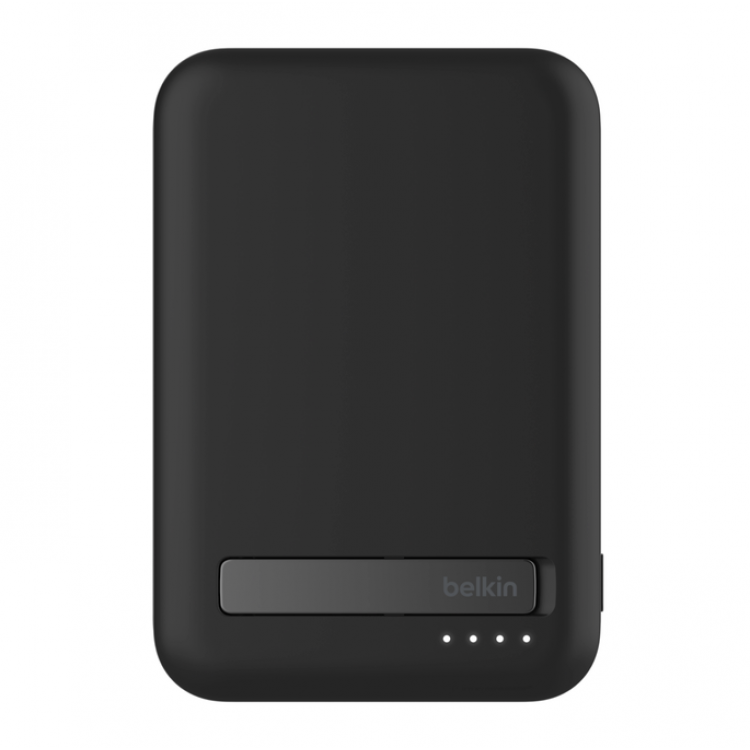 BELKIN 8K Qi2 15W, MAGNETIC WIRELESS POWER BANK + KICK STAND, BLACK - BPD007BTBK
