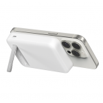 BELKIN 8K Qi2 15W, MAGNETIC Ασύρματης Φλορτισης POWER BANK + KICK STAND - ΛΕΥΚΟ - BPD007BTWH