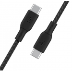 Belkin BOOST↑CHARGE™ PRO USB-C® σε USB-C Braided silicone Καλώδιο 240W, για APPLE iPhone 16, Galaxy S25, Pixel 9, MacBook, iPad Pro - Μαύρο - CAB025HQ3MBK