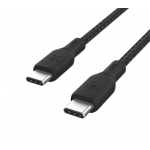Belkin BOOST↑CHARGE™ PRO USB-C® σε USB-C Braided silicone Καλώδιο 240W, για APPLE iPhone 16, Galaxy S25, Pixel 9, MacBook, iPad Pro - Μαύρο - CAB025HQ3MBK