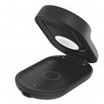 Belkin UltraCharge 25w Inductive Qi2 3-in-1 MagSafe Adjustable Charger with Stand Magnetic Charger, EU - ΜΑΥΡΟ - WIZ037kqBK