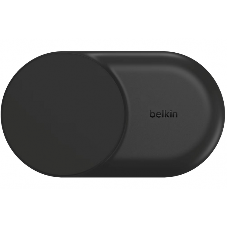 Belkin UltraCharge 25w Inductive Qi2 3-in-1 MagSafe Adjustable Charger with Stand Magnetic Charger, EU - ΜΑΥΡΟ - WIZ037kqBK