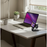 Belkin UltraCharge 25w Inductive Qi2 3-in-1 MagSafe Adjustable Charger with Stand Magnetic Charger, EU - ΜΑΥΡΟ - WIZ037kqBK