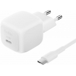 BELKIN 45W BoostCharge Compact USB-C PD Οικιακός φορτιστής με PPS & 1μ. USB-C  3.0Amp PVC καλώδιο - ΛΕΥΚΟ - WCA013kq1MWH-B6