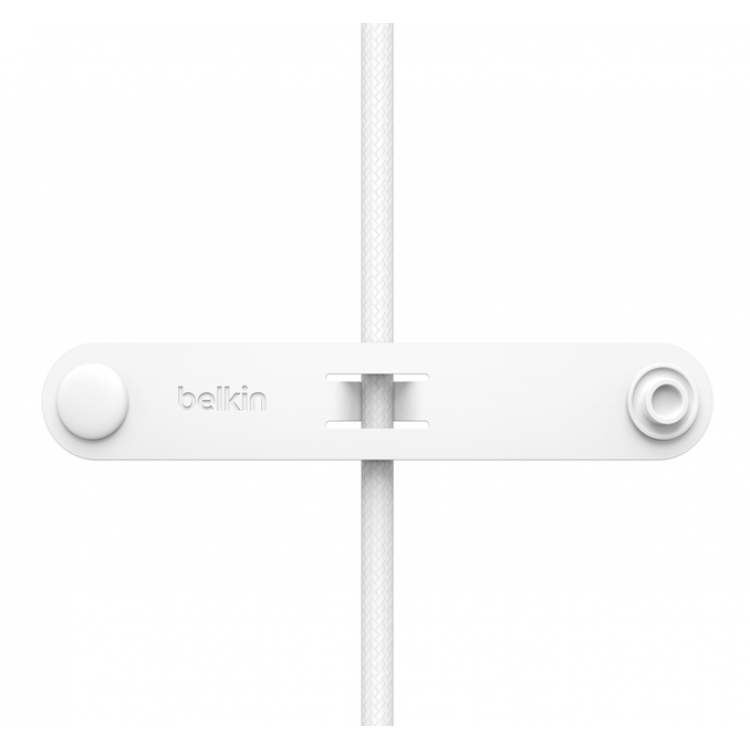 Belkin 2-σε-1 USB-C & Lightning Braided Καλώδιο γρήγορης φόρτισης για Apple iPhone, iPad, Samsung - ΛΕΥΚΟ - CAC003hq1.5MWH
