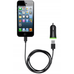 Belkin Car Charger with Lightning to USB Cable (10 Watt/2.1 Amp) F8J078bt04-BLK