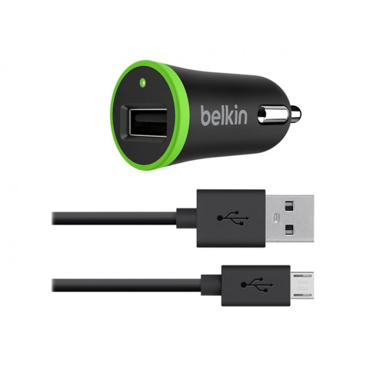 Belkin Universal Φορτιστής αυτοκινήτου με Micro USB ChargeSync Cable (10 Watt)