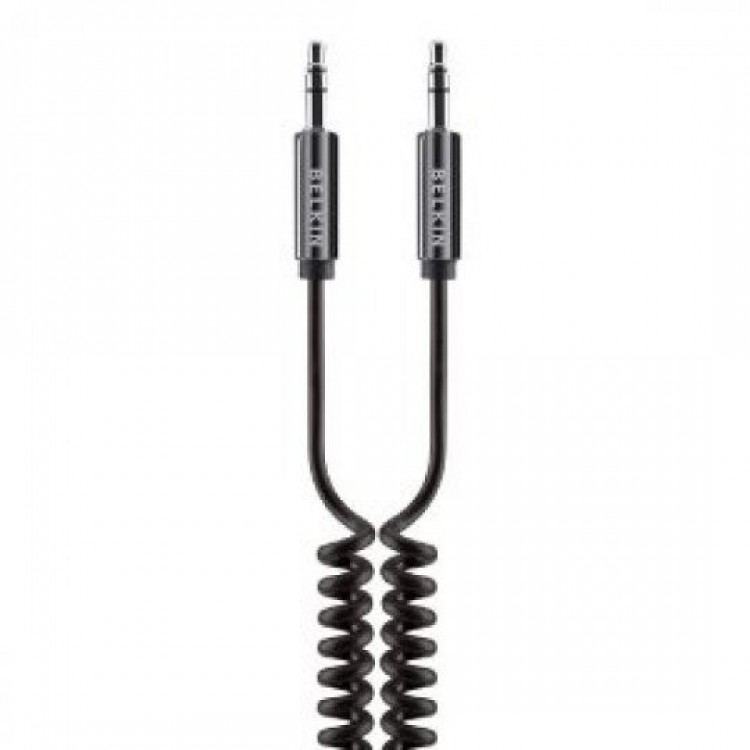 Belkin MIXIT^ Coiled Cable, AV10126cw06-BLKΜαύρο