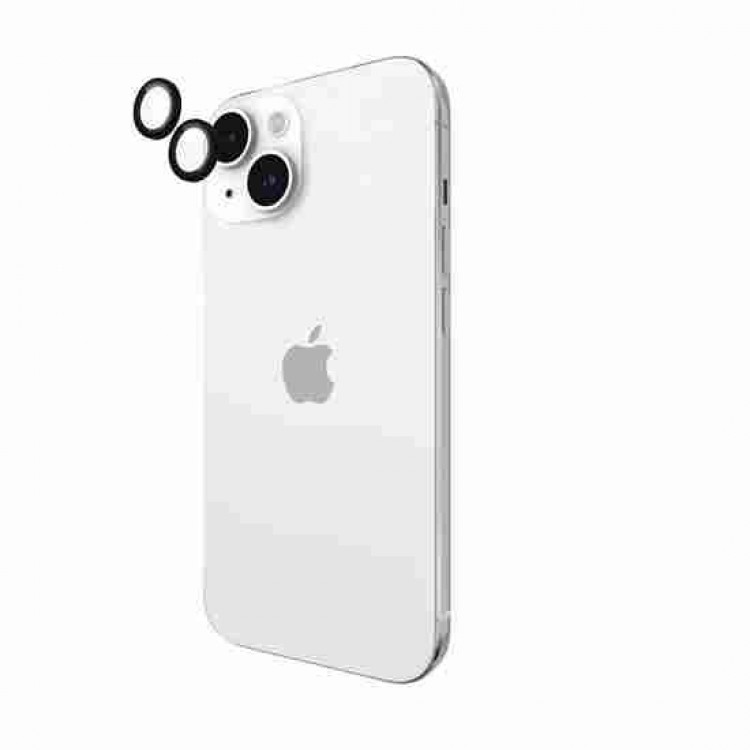 CASE-MATE Δακτυλίδια Αλουμινίου για Φακούς CAMERA LENS Αpple iPhone 15 6.1/15 Plus 6.7 - ΜΑΥΡΟ - CM-CM051702