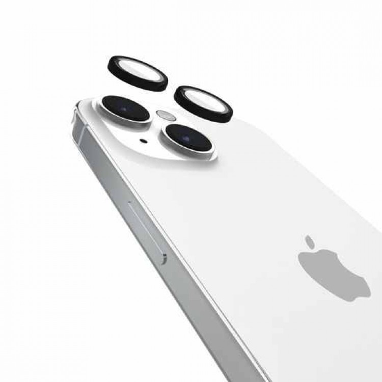 CASE-MATE Δακτυλίδια Αλουμινίου για Φακούς CAMERA LENS Αpple iPhone 15 6.1/15 Plus 6.7 - ΜΑΥΡΟ - CM-CM051702