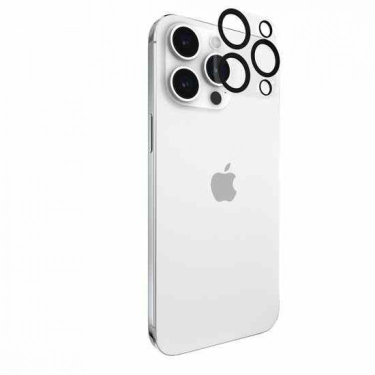 CASE-MATE Δακτυλίδια Αλουμινίου για Φακούς CAMERA LENS Αpple iPhone 15 PRO 6.1/ 15 PRO MAX 6.7 - ΜΑΥΡΟ - CM-CM051708