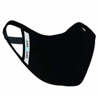 CASE-MATE SAFEMATE Washable Re-usable Cloth Mask with COVID-19 filter SIZE S/M - Black - CM-SM043266 