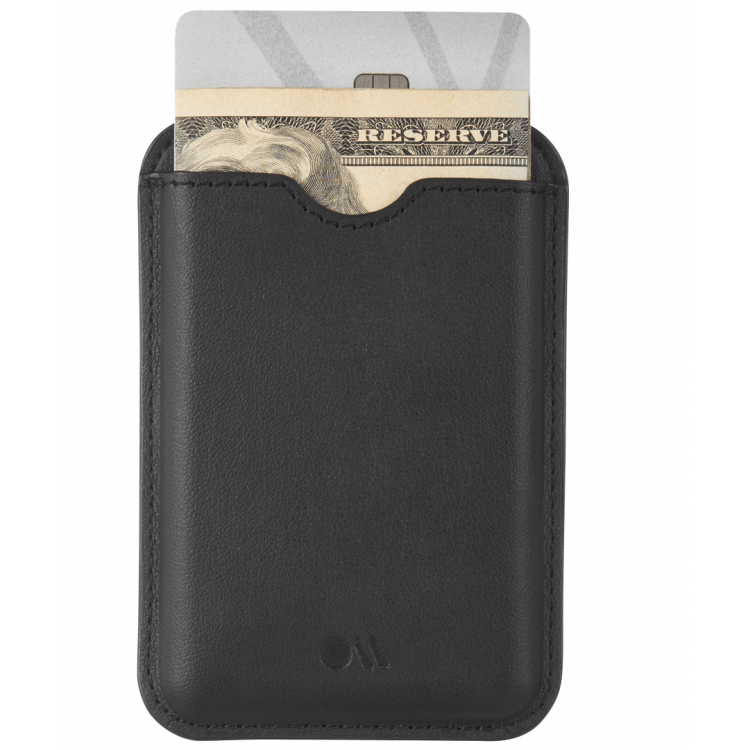 Case-mate Δερμάτινο MagSafe Card Holder, universal - ΜΑΥΡΟ - CM046312