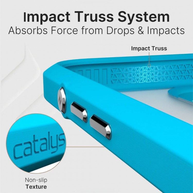 Θήκη Catalyst Influence MagSafe προστασίας για APPLE iPhone 16 Pro 6.3 2024 - Sky ΜΠΛΕ - CATDMSPH16BLUMP 