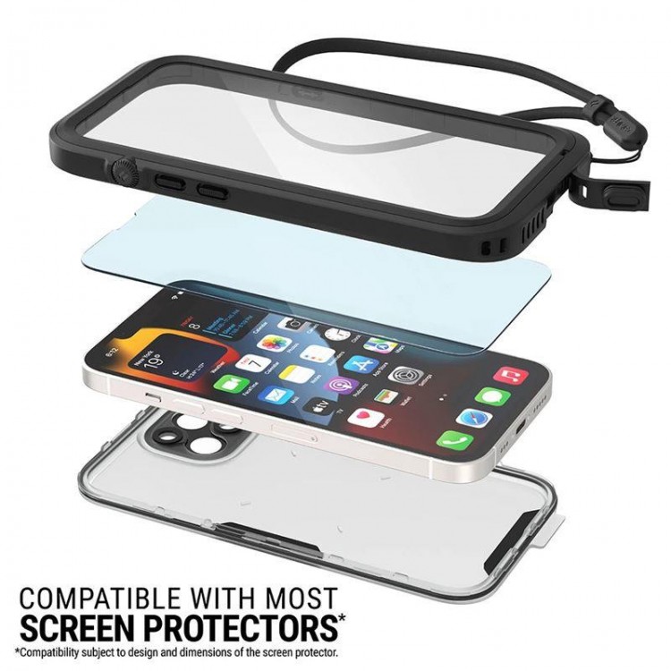 Θήκη Catalyst Αδιάβροχη προστασίας Total Protection για iPhone 13 mini 5.4 - ΜΑΥΡΟ - CATIPHO13BLKS