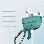 Θήκη Catalyst Waterproof με Carabiner μπρελόκ για Apple AirPods 4 (4th Generation)  - ΤΙΡΚΟΥΑΖ ΠΡΑΣΙΝΟ - CA-CATAPD4GRN