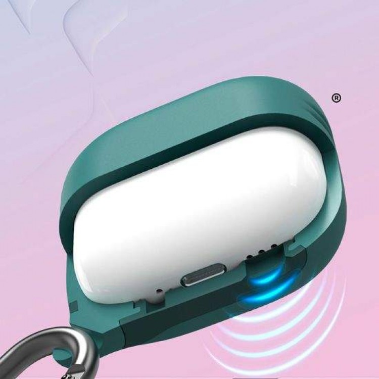 Θήκη Catalyst Waterproof με Carabiner μπρελόκ για Apple AirPods 4 (4th Generation)  - ΤΙΡΚΟΥΑΖ ΠΡΑΣΙΝΟ - CA-CATAPD4GRN