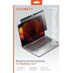 CYGNETT PrivateShield Μεμβράνη προστασίας οθόνης Privacy φίλτρο για Apple MacBook PRO 13" (2020 - USB-C)  & M1 2021 /M2 2022 - CY-CY4709CPTGL