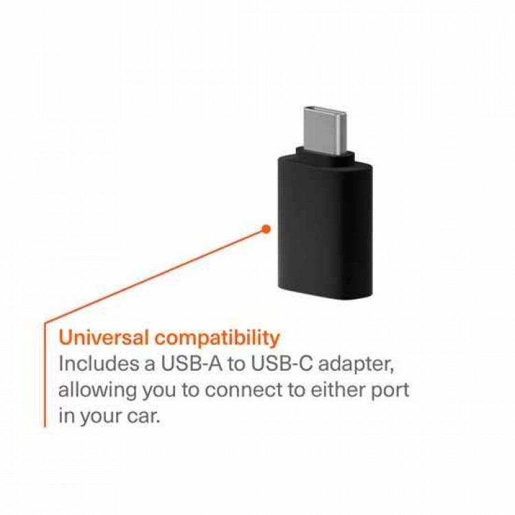 CYGNETT Wireless Bluetooth car adapter for Apple CarPlay™ and Android Auto™ - CY-CY5669WLCCH