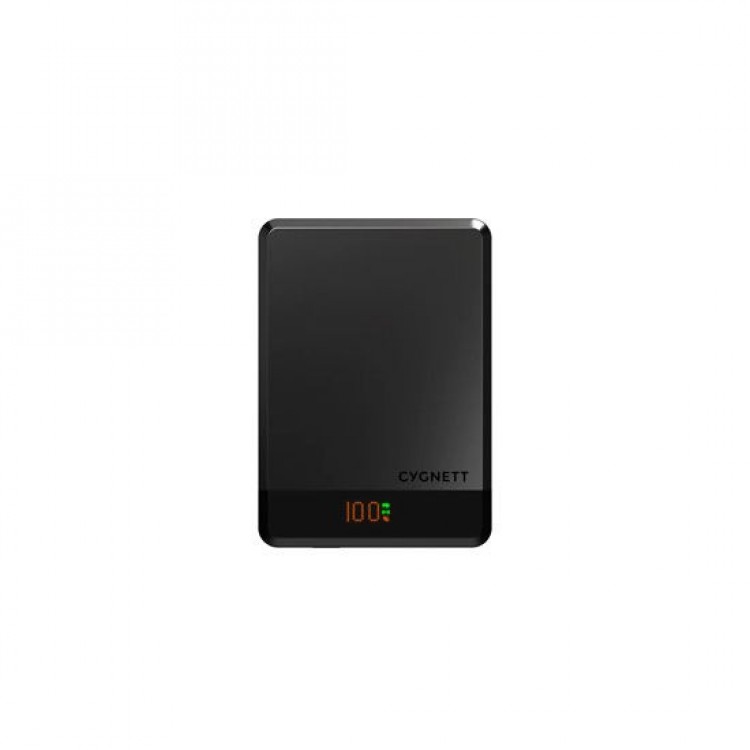 CYGNETT Μαγνητικό MAGSAFE PowerBank Battery MagSlim για smartphones 5.000mAh - Black - CY-CY5092PBCHE