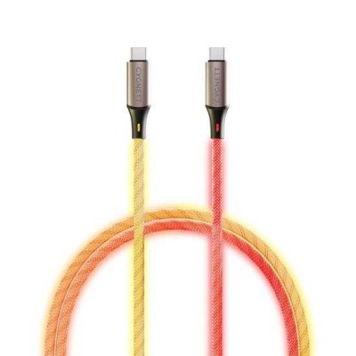 Cygnett Essentials καλώδιο USB-C σε USB-C Light Up Cable, 1.2Μ - MULTICOLOR - CY-CY5211PCTYC 