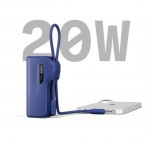 CYGNETT Thumboost Power Bank 5,000mAh + USB-C Καλώδιο Combo, 2XUSB-C - DUSK ΜΠΛΕ - CY-CY5357PBCHE 