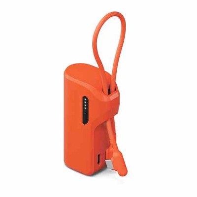 CYGNETT Thumboost Power Bank 5,000mAh + USB-C Καλώδιο Combo, 2XUSB-C - ΠΟΡΤΟΚΑΛΙ - CY-CY5358PBCHE 
