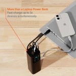 CYGNETT HighPWR 27.000mAh Laptop Power Bank (148W) με θήκη Case, Fast charge 3Χ συσκευών - ΜΑΥΡΟ - CY-CY5381PBCHE