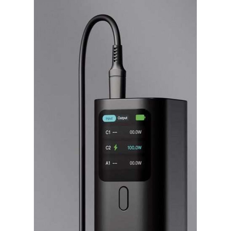 CYGNETT HighPWR 27.000mAh Laptop Power Bank (148W) με θήκη Case, Fast charge 3Χ συσκευών - ΜΑΥΡΟ - CY-CY5381PBCHE