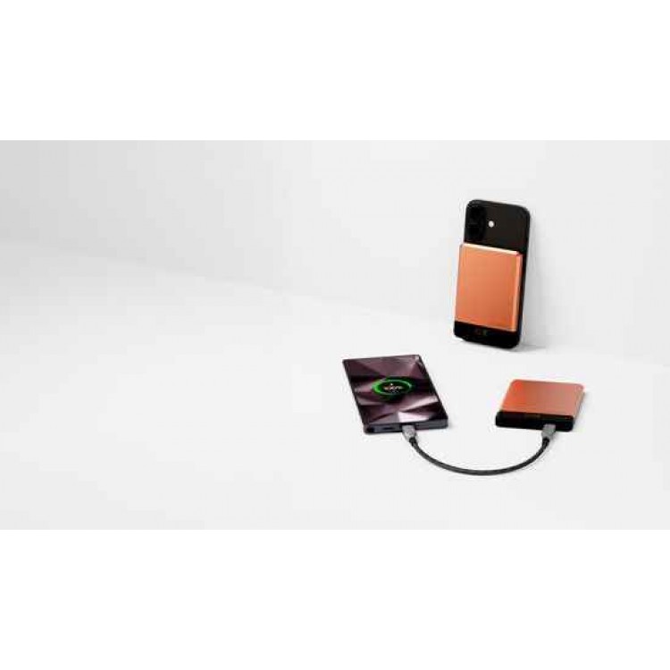CYGNETT Μαγνητικό MAGSAFE PowerBank Battery MagSlim για smartphones 5.000mAh - Copper ΠΟΡΤΟΚΑΛΙ - CY-CY5643PBCHE