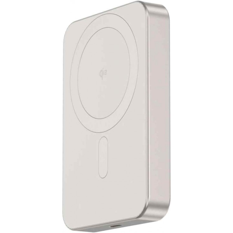 DECODED MAGSAFE Qi2 15W SLIM Magnetic MAGSAFE Wireless PowerBank 10.000 mAh (Qi2) - Titan - DE-D25MSPB10TM