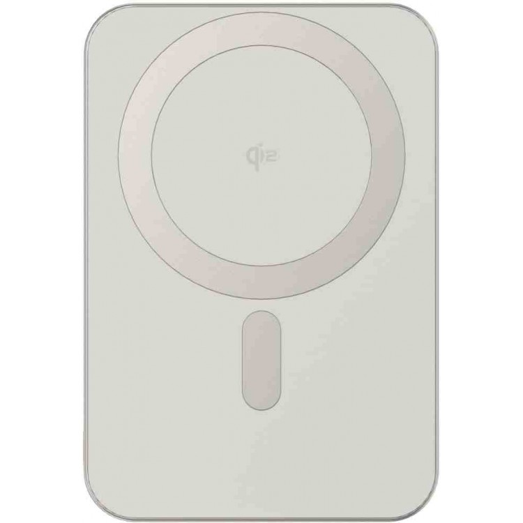 DECODED MAGSAFE Qi2 15W SLIM Magnetic MAGSAFE Wireless PowerBank 10.000 mAh (Qi2) - Titan - DE-D25MSPB10TM