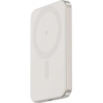 DECODED MAGSAFE Qi2 15W SLIM Magnetic MAGSAFE Ασυύρματης φόρτισης PowerBank 5.000 mAh (Qi2) - Titan - DE-D25MSPB5TM