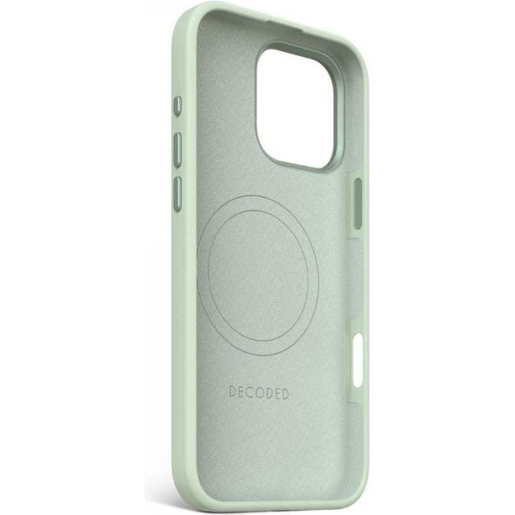 Θήκη Decoded Γνήσια MagSafe Antimicrobial ΣΙΛΙΚΟΝΗΣ Stacks για Apple iPhone 16 PRO ΜΑΧ 6.9 2024 - MINT TEAL ΠΡΑΣΙΝΟ - DE-D25IPO16PMBCST9MN