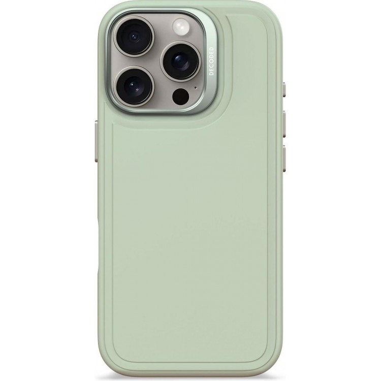 Θήκη Decoded Γνήσια MagSafe Antimicrobial ΣΙΛΙΚΟΝΗΣ Stacks για Apple iPhone 16 PRO ΜΑΧ 6.9 2024 - MINT TEAL ΠΡΑΣΙΝΟ - DE-D25IPO16PMBCST9MN