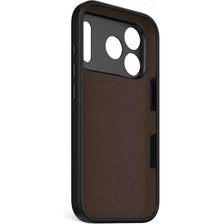 Θήκη Decoded Γνήσια MagSafe Antimicrobial ΣΙΛΙΚΟΝΗΣ για Apple iPhone 17 PRO 6.3 5G 2025 - Phantom ΜΑΥΡΟ - DE-D25IPO17PBCS9PK