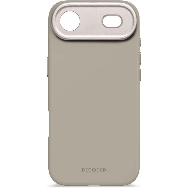 Θήκη Decoded Γνήσια MagSafe Antimicrobial ΣΙΛΙΚΟΝΗΣ για Apple iPhone 17 AIR 6.6 5G 2025 - Soft Taupe ΓΚΡΙ - DE-D25IPO17ABCS9SE