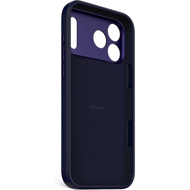 Θήκη Decoded Γνήσια MagSafe Antimicrobial ΣΙΛΙΚΟΝΗΣ για Apple iPhone 17 PRO 6.3 5G 2025 - True ΜΠΛΕ - DE-D25IPO17PBCS9TY