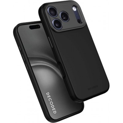 Θήκη Decoded Γνήσια MagSafe Antimicrobial ΣΙΛΙΚΟΝΗΣ για Apple iPhone 17 PRO 6.3 5G 2025 - Phantom ΜΑΥΡΟ - DE-D25IPO17PBCS9PK