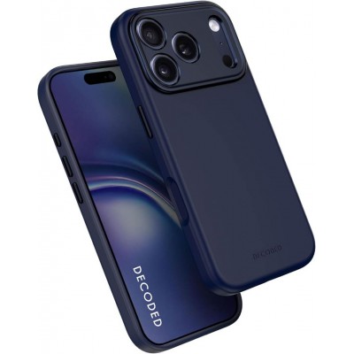 Θήκη Decoded Γνήσια MagSafe Antimicrobial ΣΙΛΙΚΟΝΗΣ για Apple iPhone 17 PRO 6.3 5G 2025 - True ΜΠΛΕ - DE-D25IPO17PBCS9TY