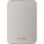 DECODED MAGSAFE Qi2 15W SLIM Magnetic MAGSAFE Ασυύρματης φόρτισης PowerBank 5.000 mAh (Qi2) - Titan - DE-D25MSPB5TM