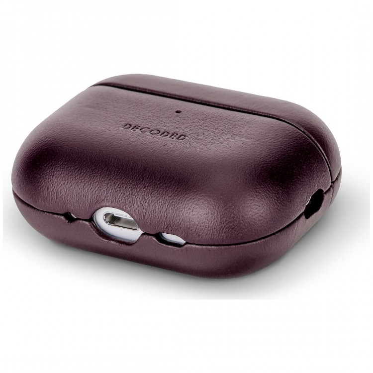 Θήκη Decoded Δερμάτινη AirCase για Apple AirPods PRO 3 - Dark Ruby ΚΟΚΚΙΝΟ - DE-D26APP3C2DY