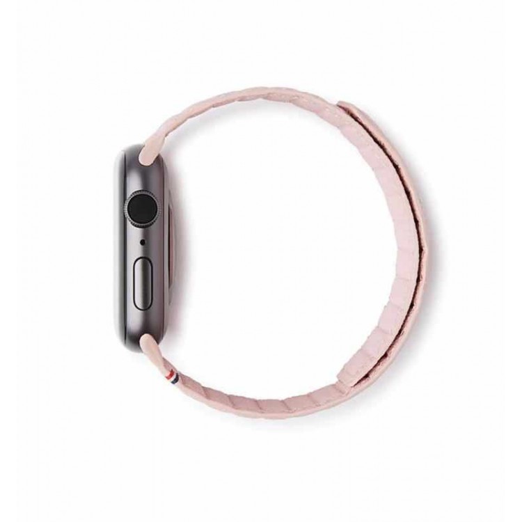 Decoded Δερμάτινο Strap ΜΑΓΝΗΤΙΚΟ Traction Lite για Apple Watch SERIES - 38mm-40mm-41mm - ΡΟΖ - D21AWS40TSL1PK