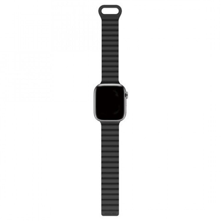 Decoded Silicone Strap ΜΑΓΝΗΤΙΚΟ Traction Lite για Apple Watch SERIES - 38mm-40mm-41mm - ΜΑΥΡΟ - D24AWS41TSL4SGE