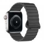 Decoded Silicone Strap ΜΑΓΝΗΤΙΚΟ Traction Lite για Apple Watch SERIES - 38mm-40mm-41mm - ΜΑΥΡΟ - D24AWS41TSL4SGE