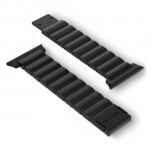 DECODED Titanium Traction BAND Μπρασελέ Μεταλλικό για Apple Watch SERIES - 42/44/45/46/49mm ULTRA 1/2 - ΜΑΥΡΟ Titanium - DE-D25AWS49TTS1TMBK
